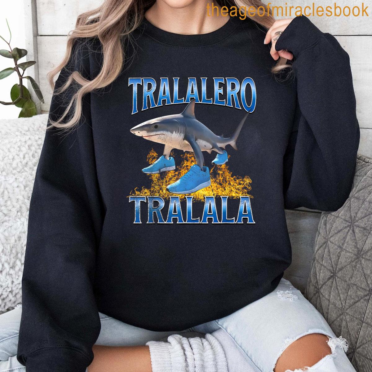 Tralalero Tralala Shark Meme T-shirt
