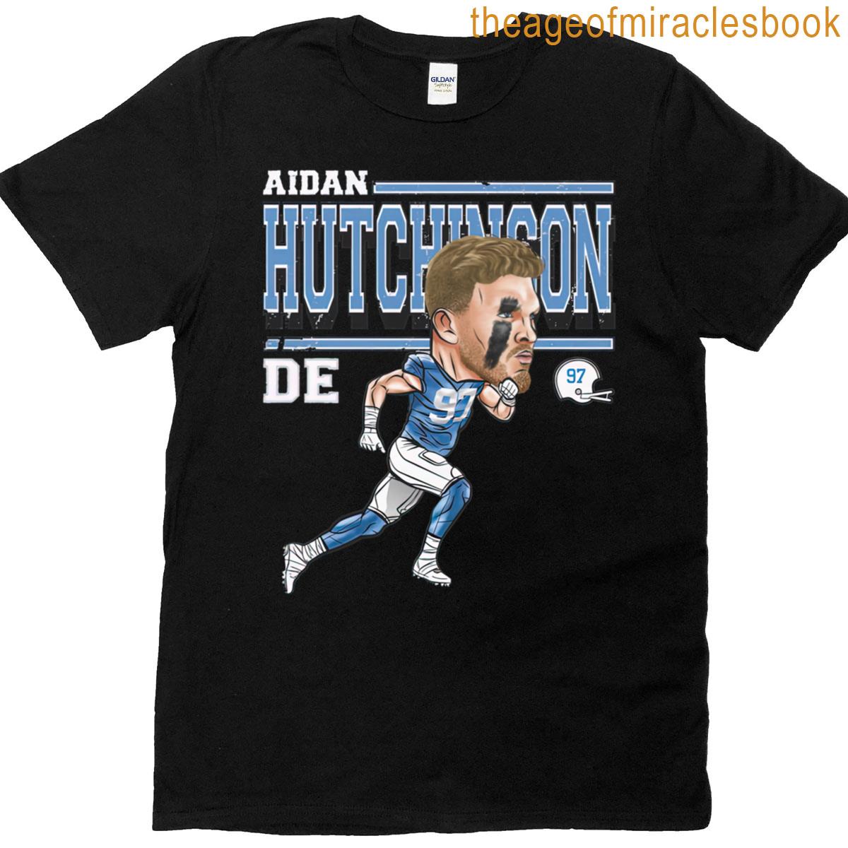 Aidan Hutchinson Detroit Cartoon T-shirt
