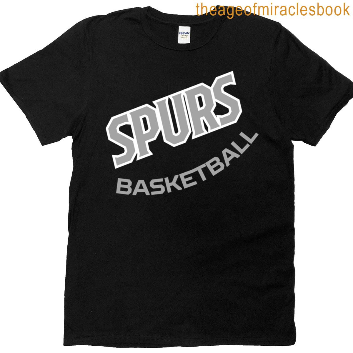 Spurs Basketball Nba Logo T-shirt