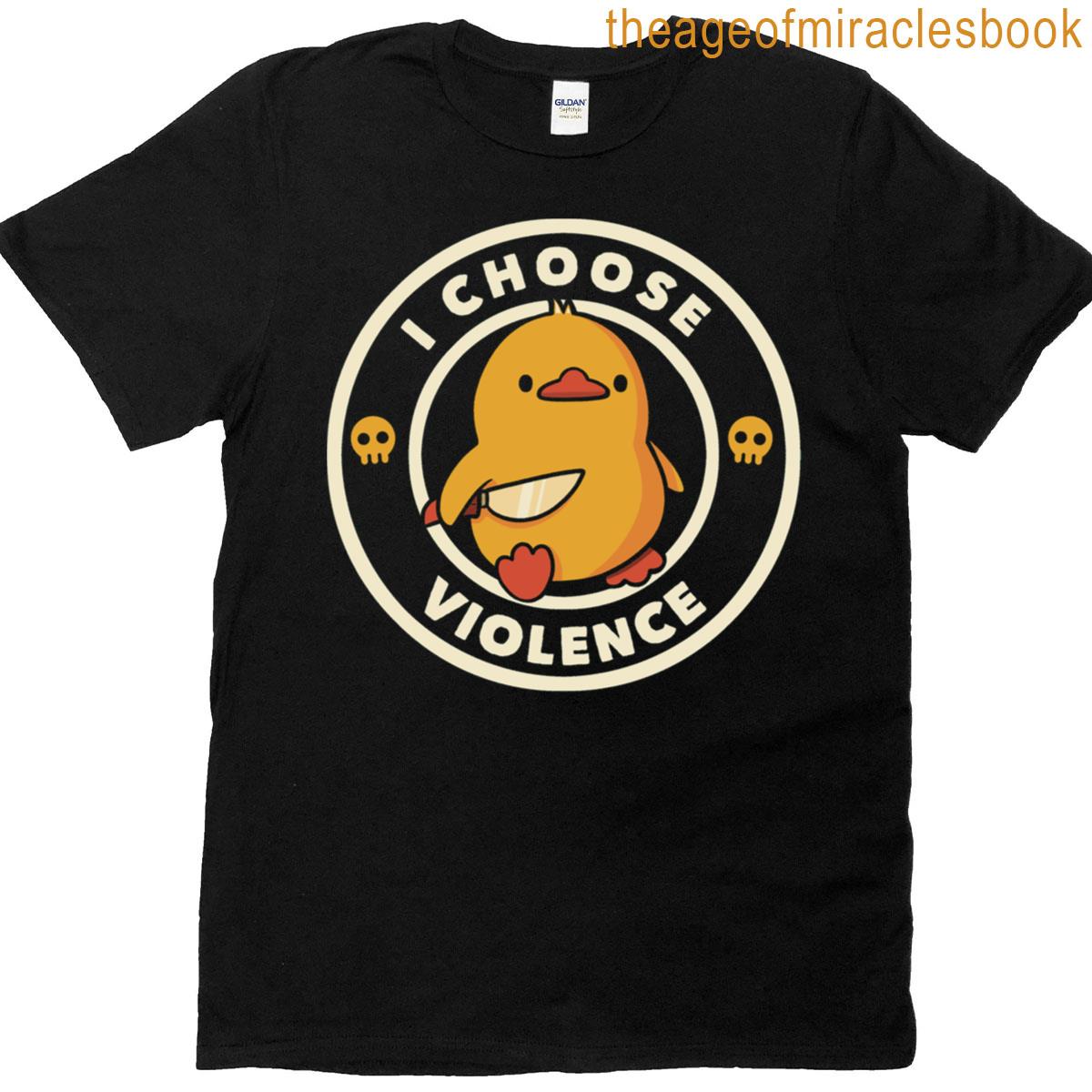 I Choose Violence Funny Duck By Tobe Fonseca Active T-shirt