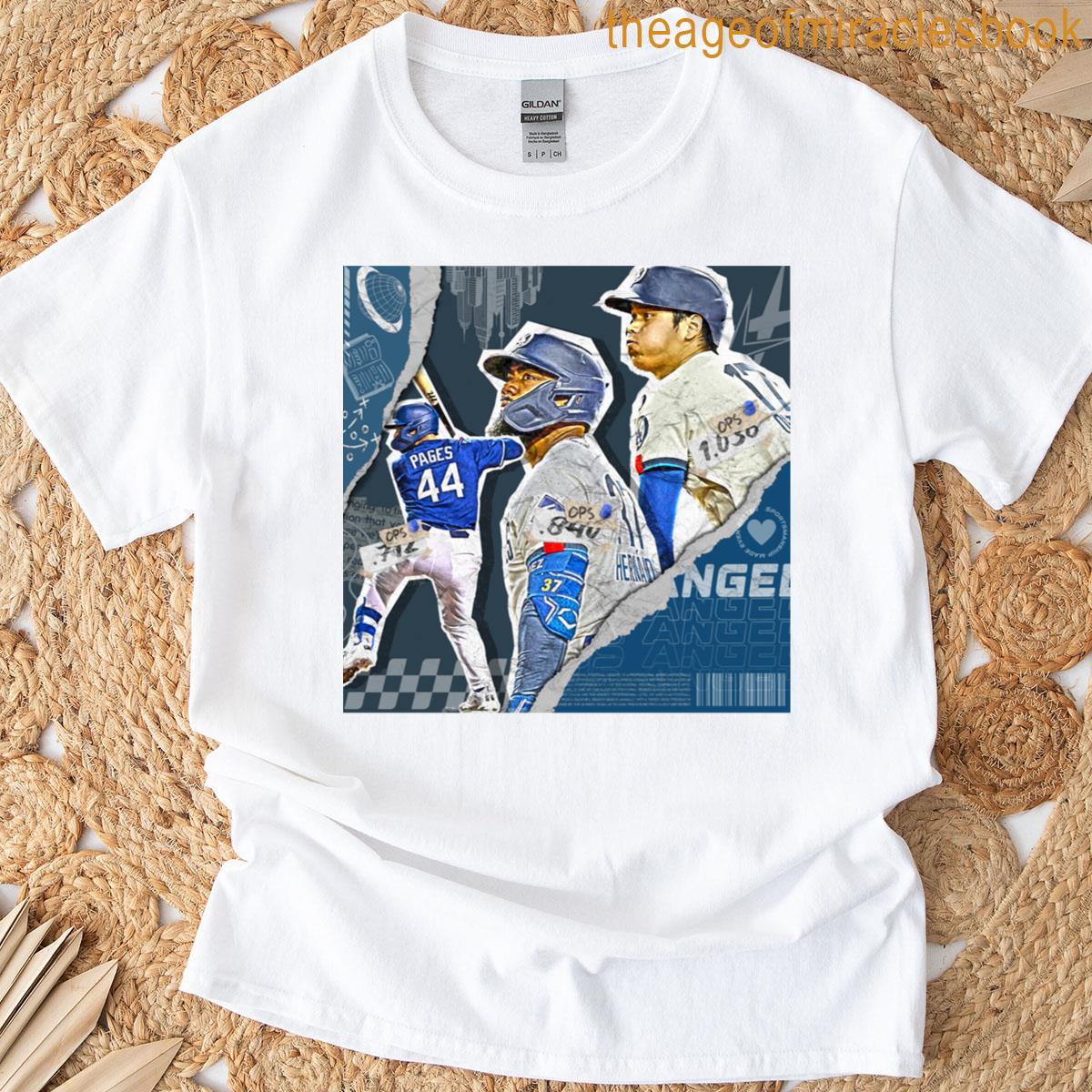Los Angeles Baseball Team Squad Design 1 T-shirt