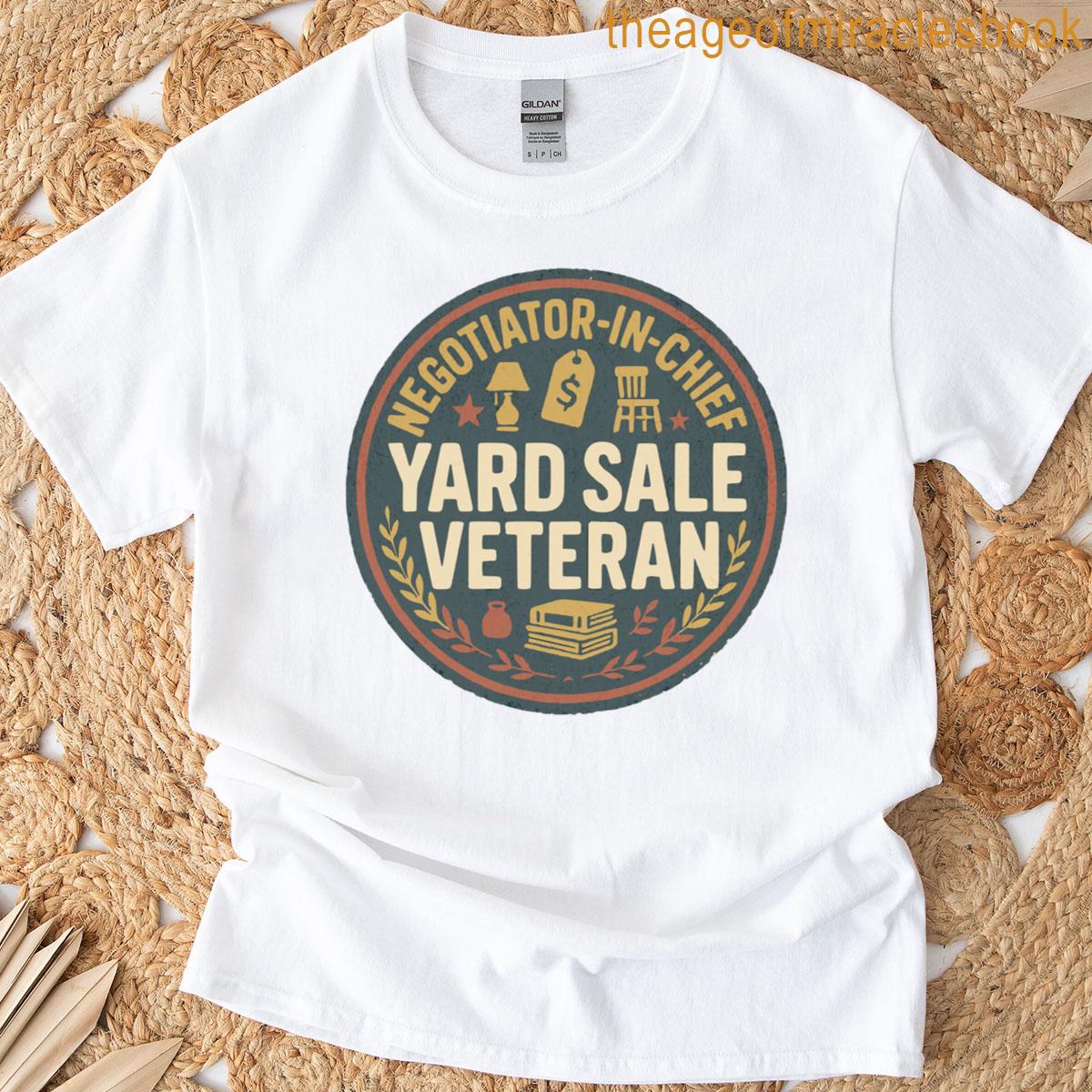 Yard Sale Veteran Funny Bargain Hunter Garage Treasure Pro T-shirt