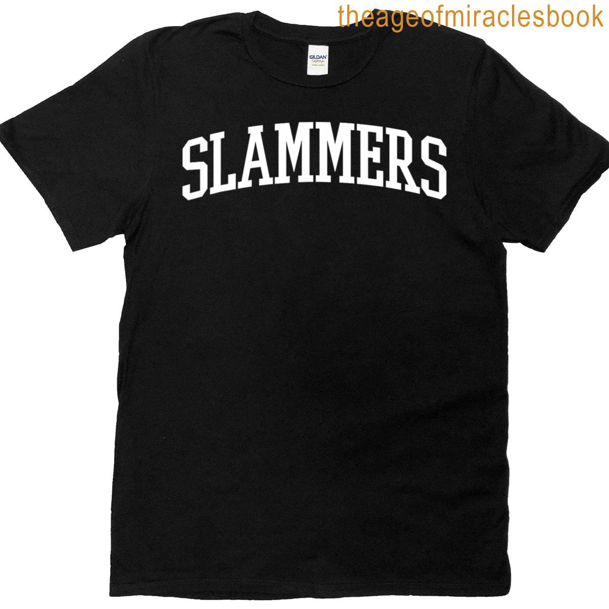 Slammers Arch Vintage Retro College Athletic Sports T-shirt