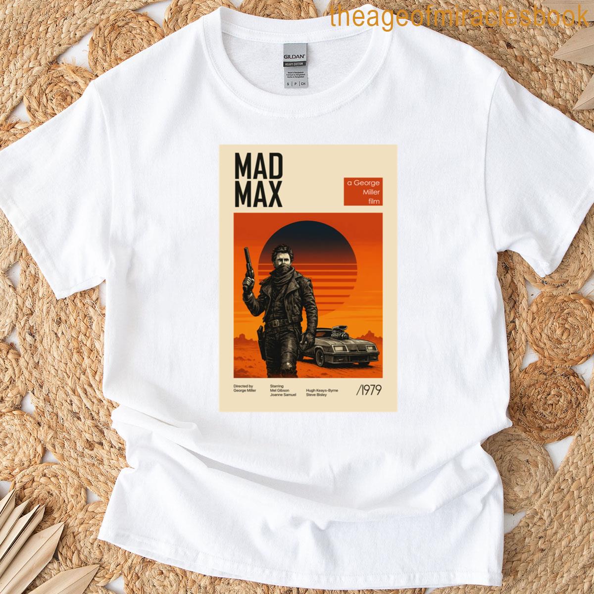 Mad Max 1979 Retro Post-apocalyptic Movie Poster Classic T-shirt
