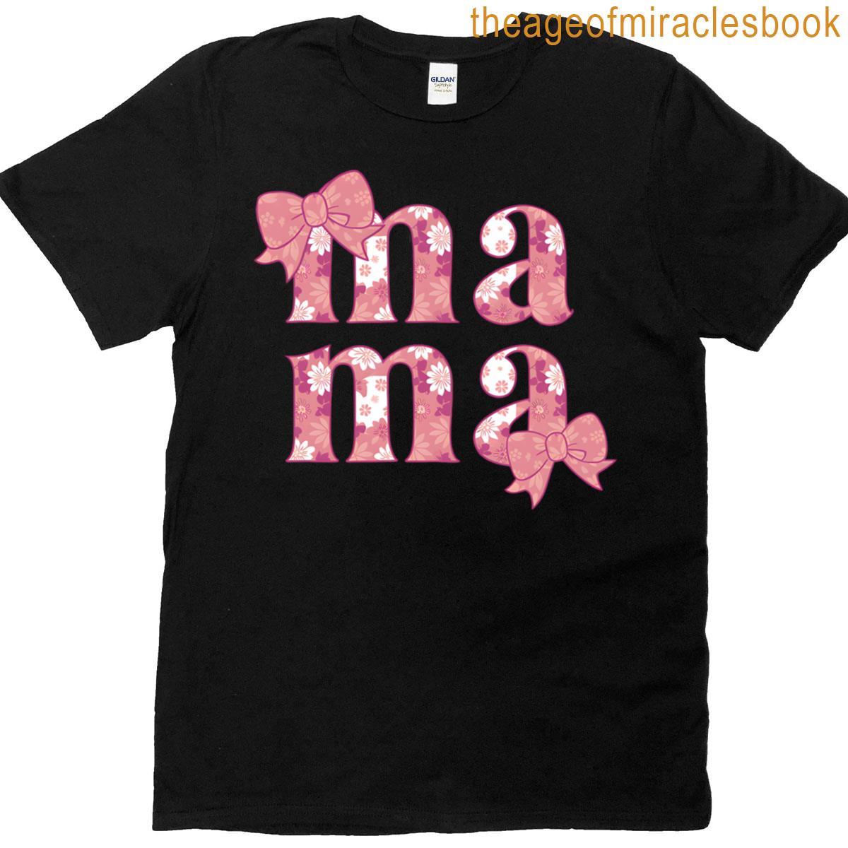 Floral Mama Coquette Preppy Retro Mama Flower Mom Classic T-shirt