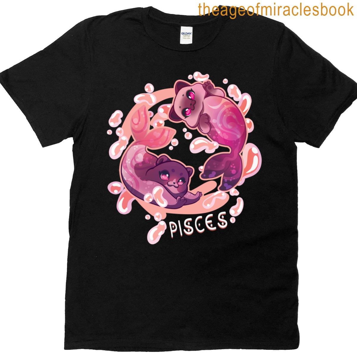 Pisces Zodiac Cat Classic T-shirt