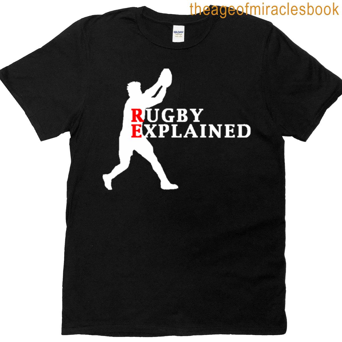 Rugby Explained White Logo Classic T-shirt