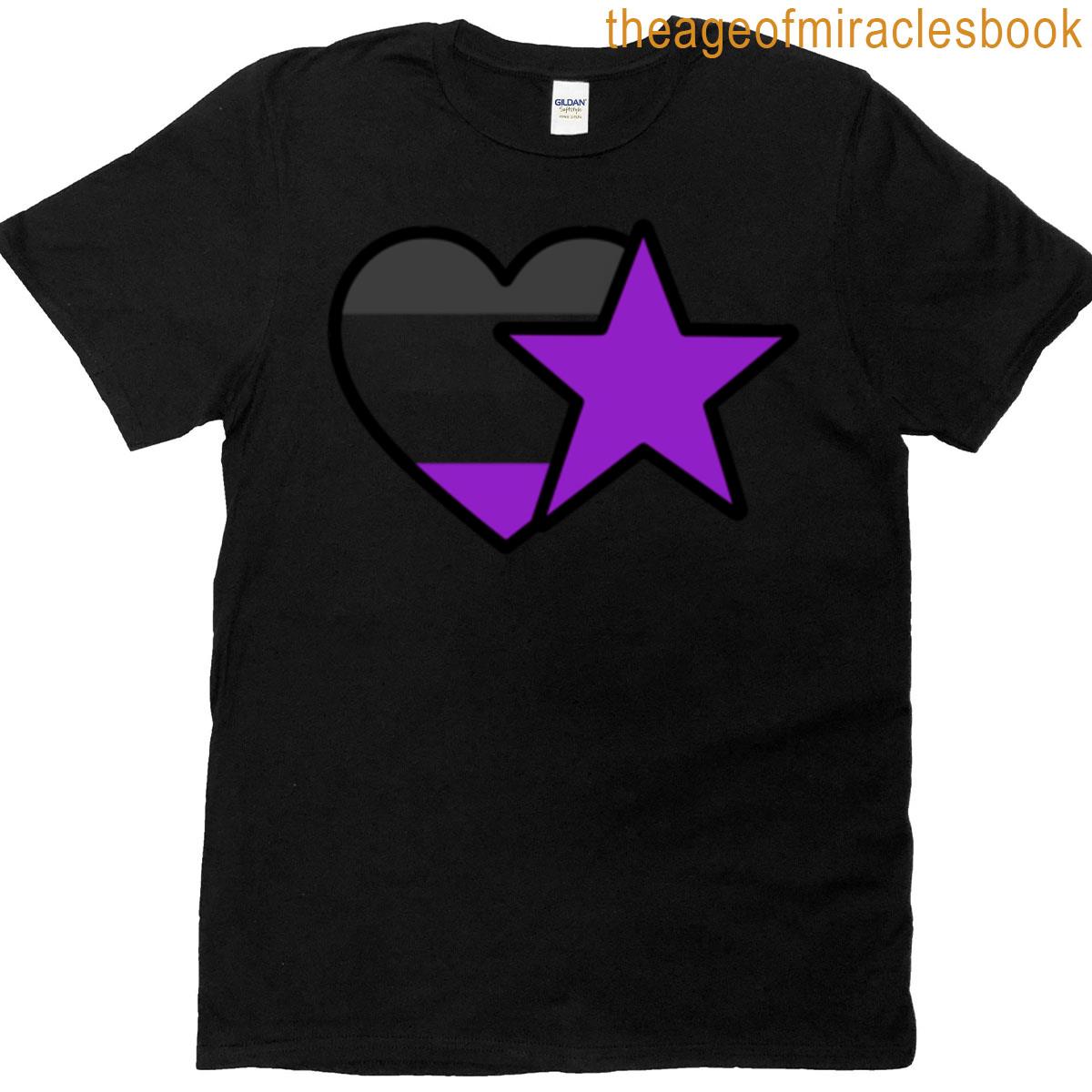 Demi Pride Star – Demiromanticdemisexual Flag Design Oversized T-shirt