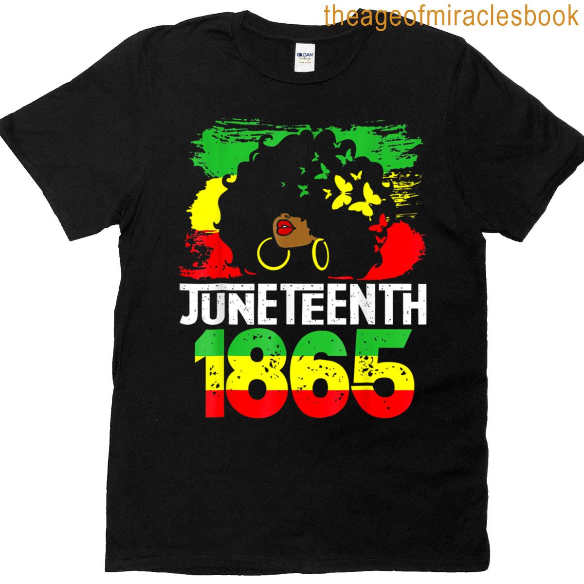 Juneteenth Is My Independence Day Black Women Black Pride T-shirt