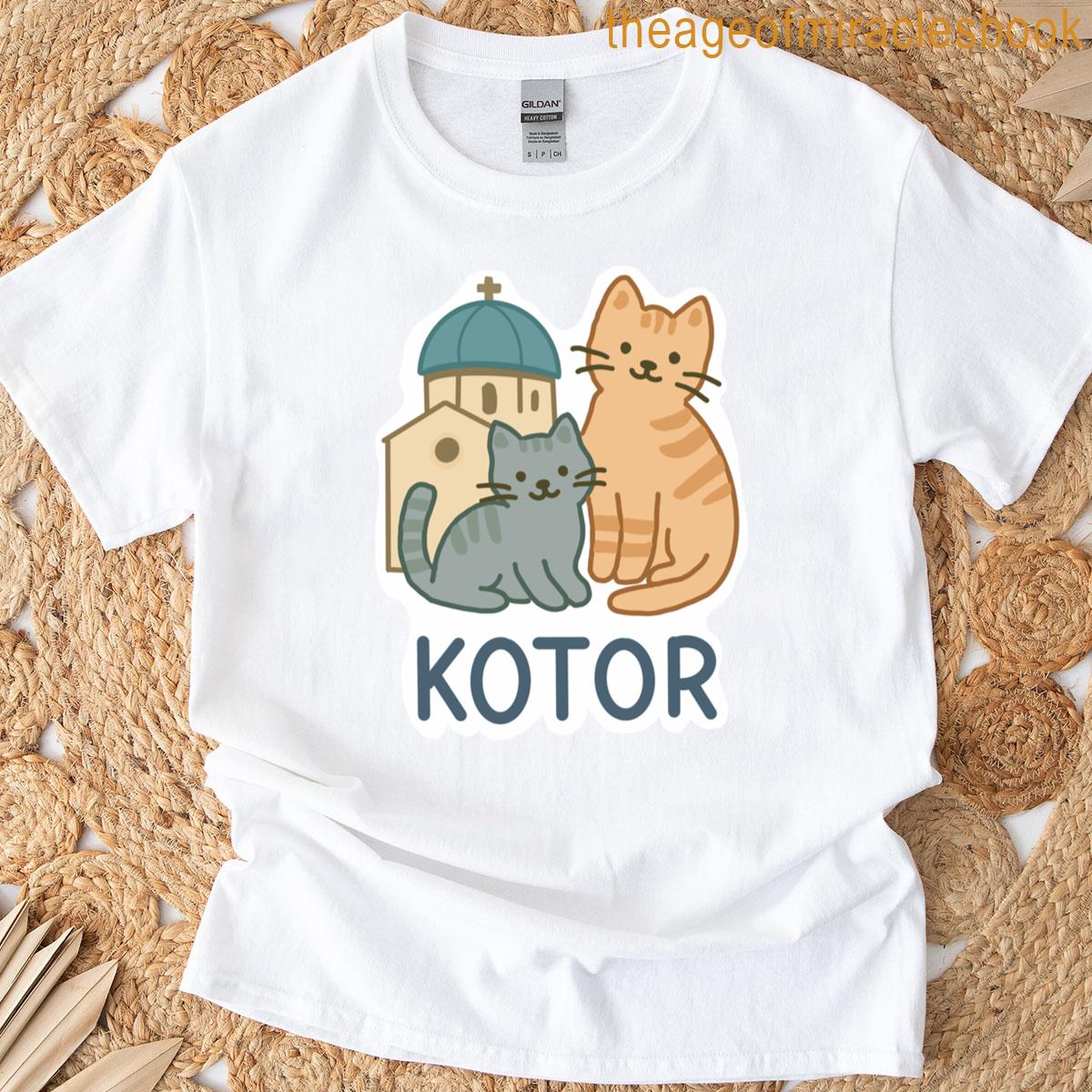 Kotor Cats Montenegro Illustration T-shirt