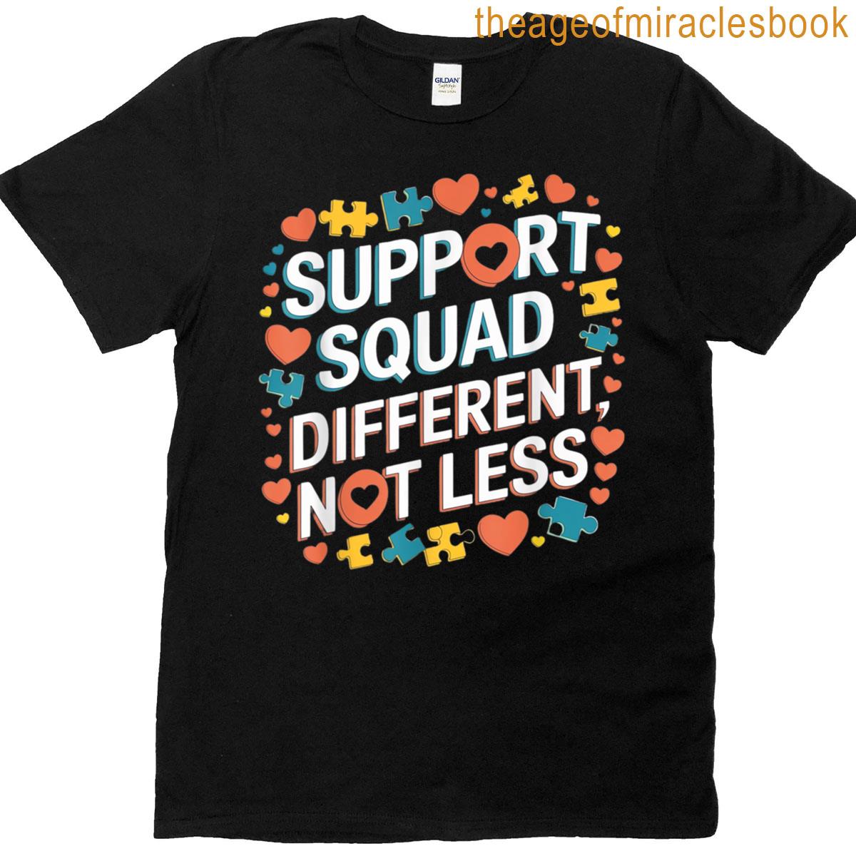 Special Needs Support Team Squad Lgbtq Pride Month 2025 T-shirt