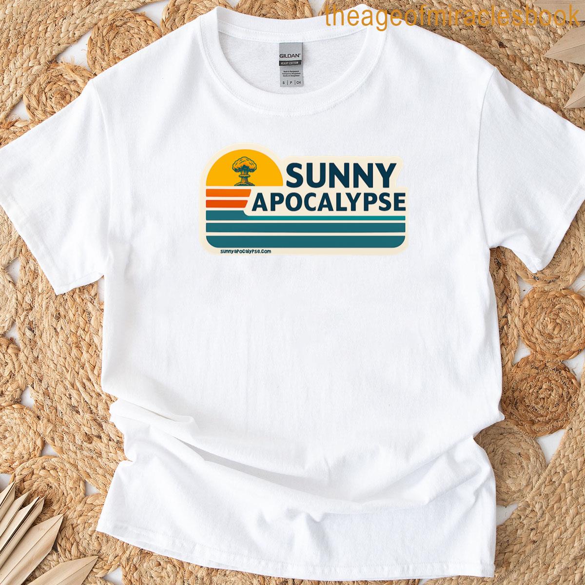 Sunny Apocalypse Mushroom Cloud Logo T-shirt