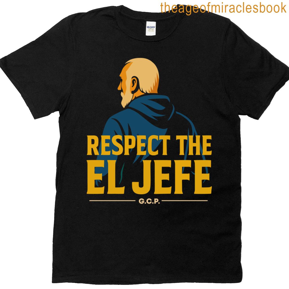 Respect The El Jefe Coach Silhouette Poster T-shirt