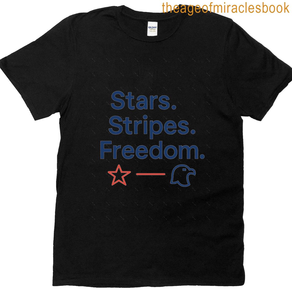 Stars Stripes Freedom Oversized T-shirt