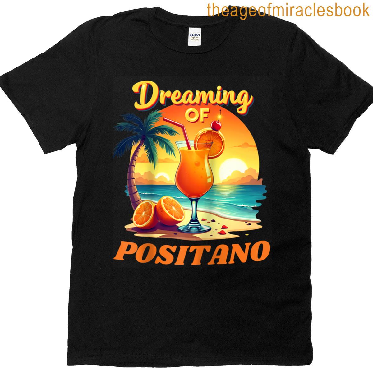 Positano Vacation Dreaming Of Positano Holiday Raglan Baseball Tee T-shirt