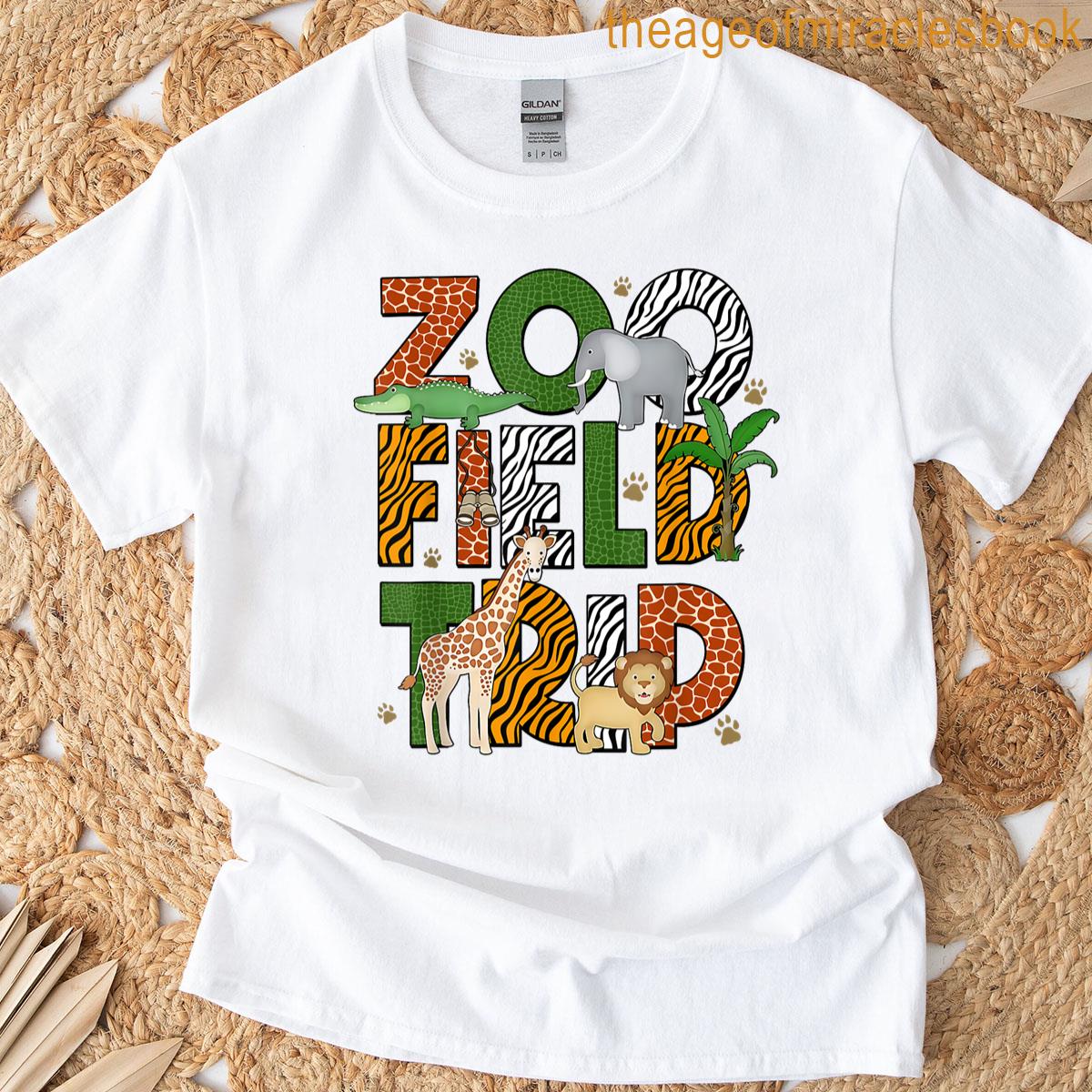 Zoo Field Trip Squad Matching Teacher Students Boys Girls T-shirt
