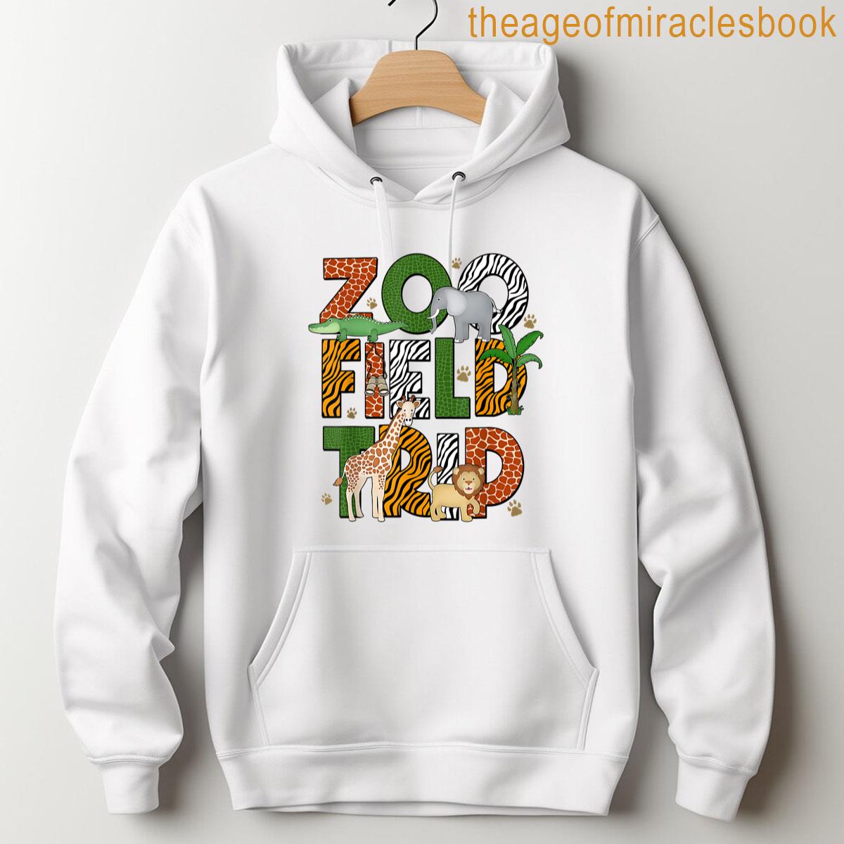 Alternative view of Zoo Field Trip Squad Matching Teacher Students Boys Girls T-shirt