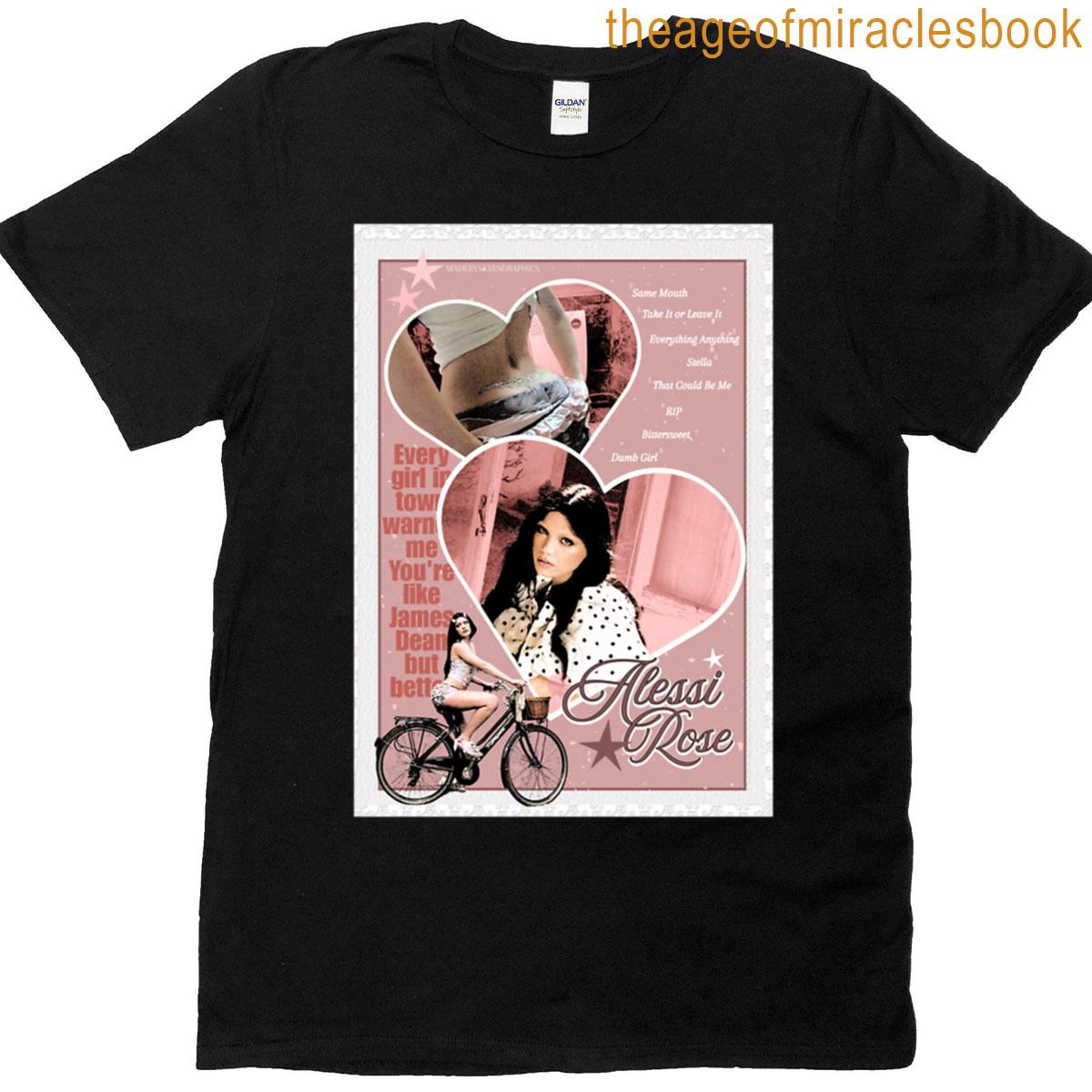Alessi Rose Voyeur Poster Oversized T-shirt