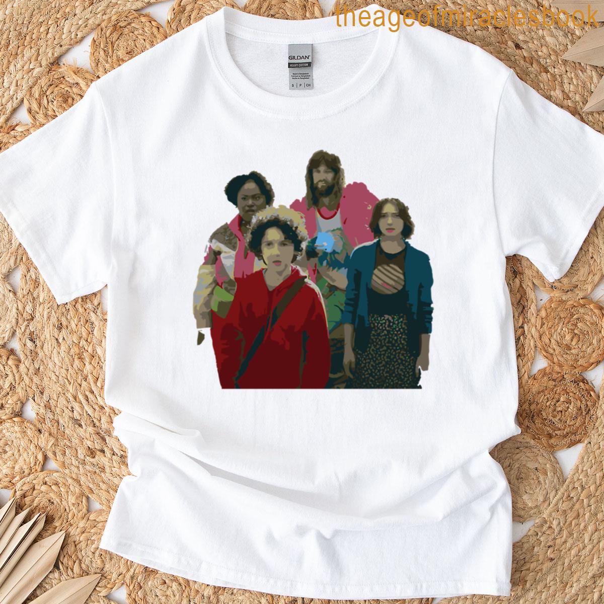 Artwork Of Main Characters – A Minecraft Movie Oversized T-shirt