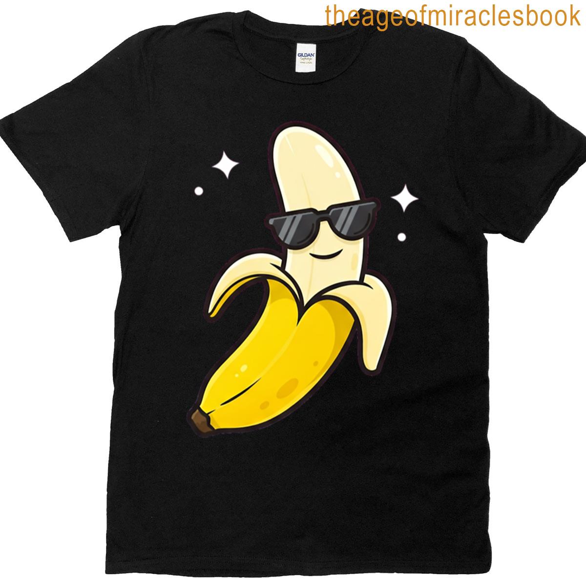 Cool Banana Cartoon T-shirt