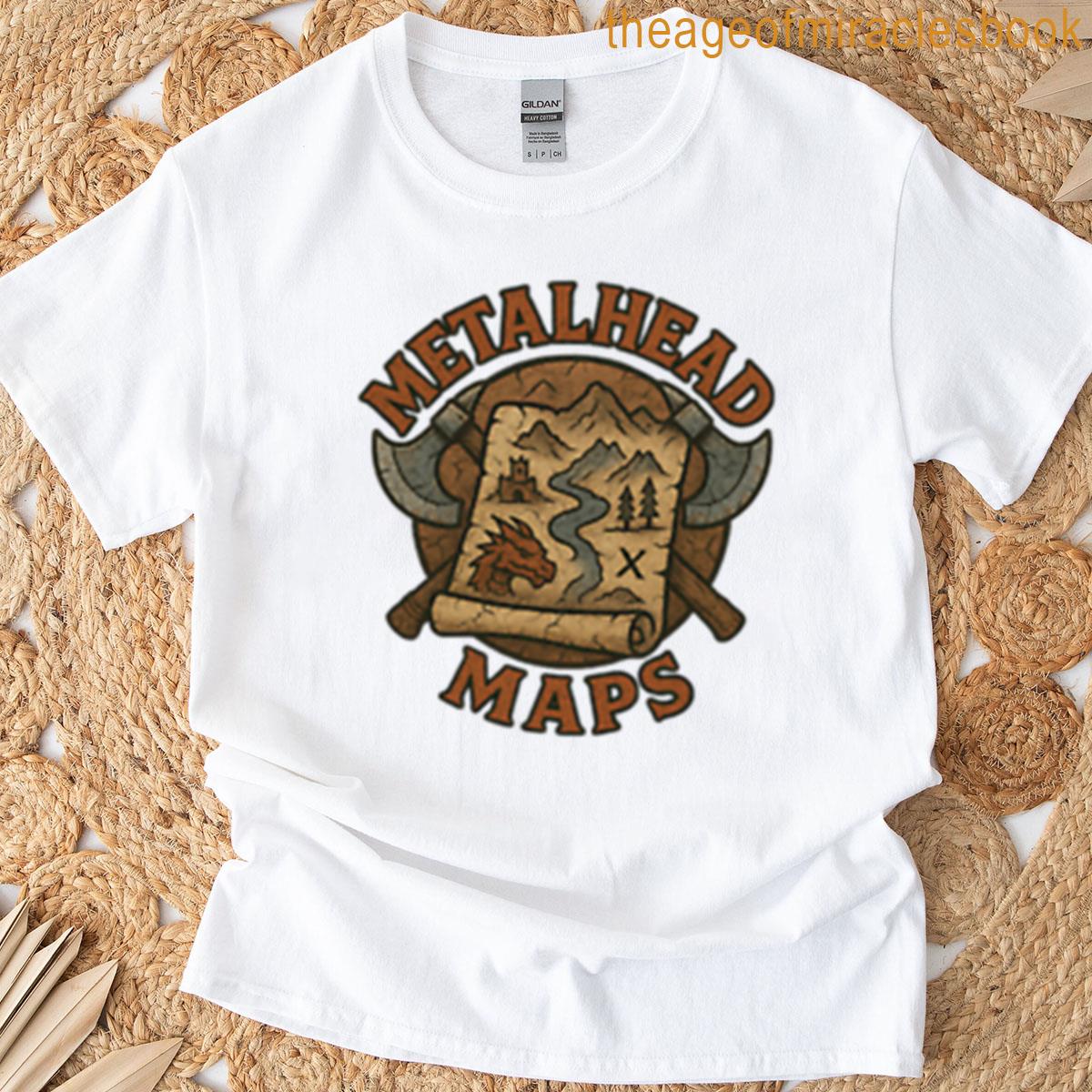 Metalhead Maps Logo T-shirt