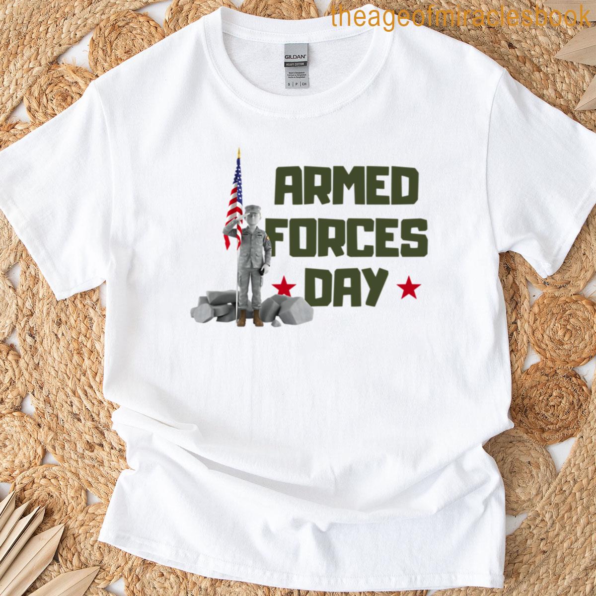Armed Forces Day Honor For Soldiers Veterans T-shirt