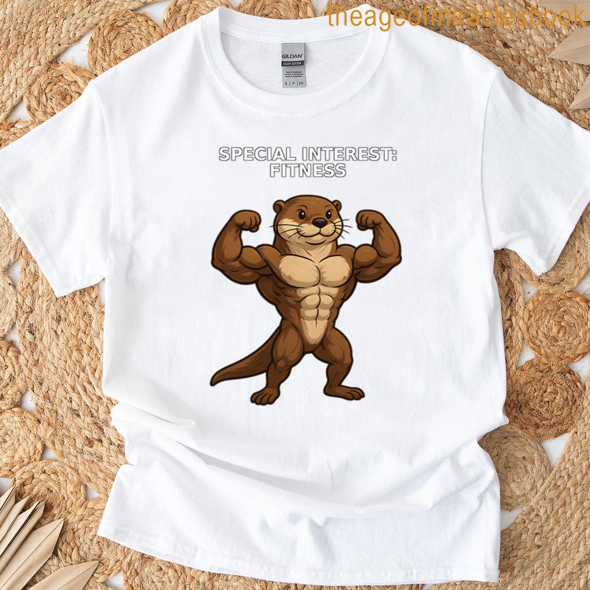 Asd Fitness Otter Flexing Fun T-shirt