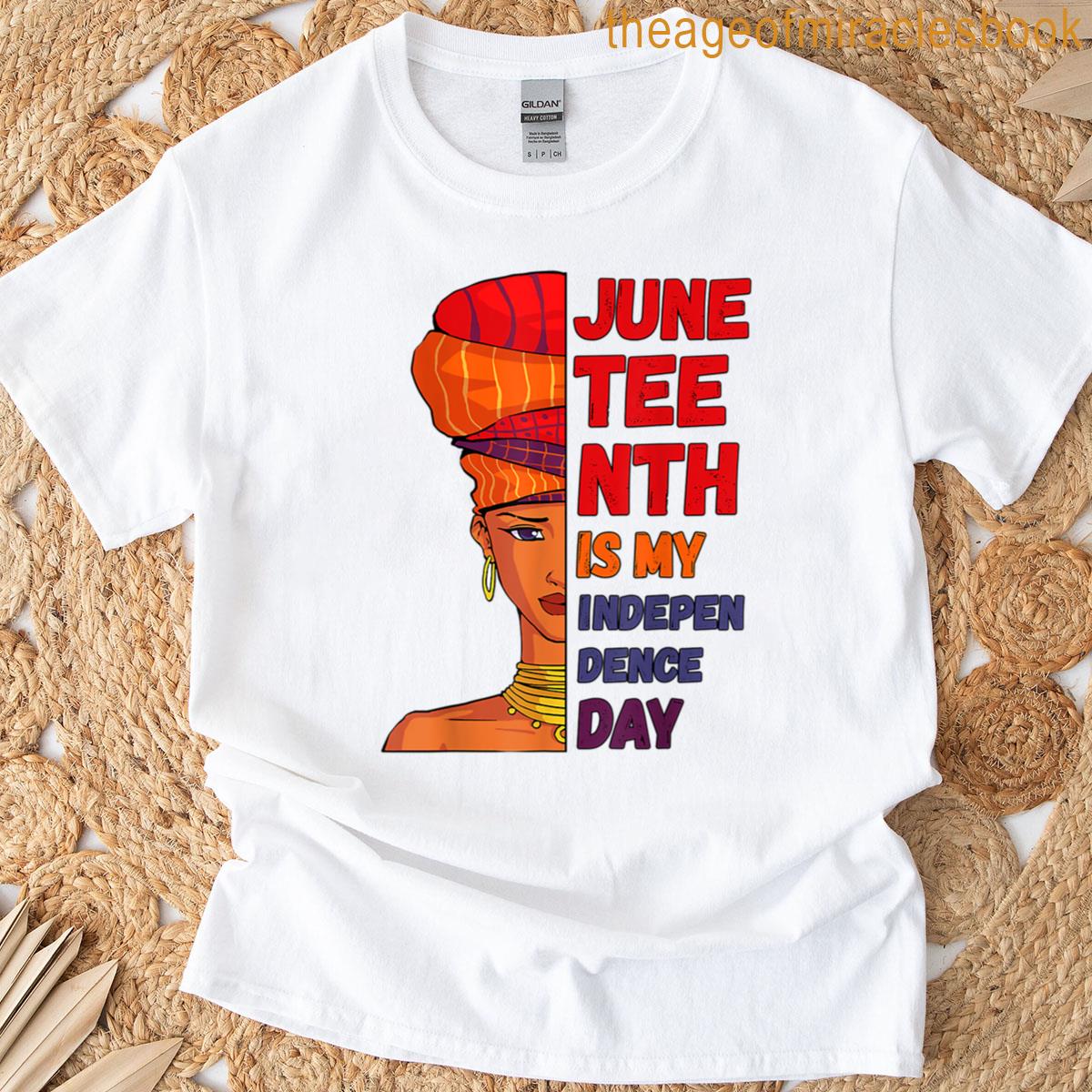 Juneteenth Is My Independence Freedom Day Oversized T-shirt
