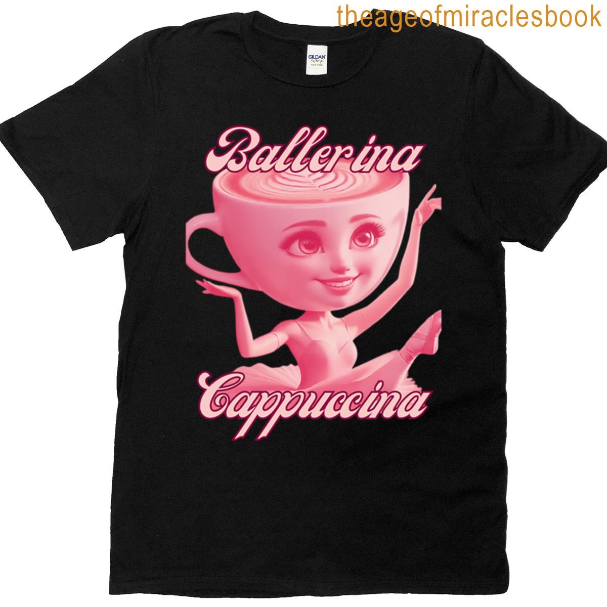 thumbnail image 2 of Ballerina Cappuccina - Italian Brainrot - Dětská Mikina S Kapucí 2 of 14
