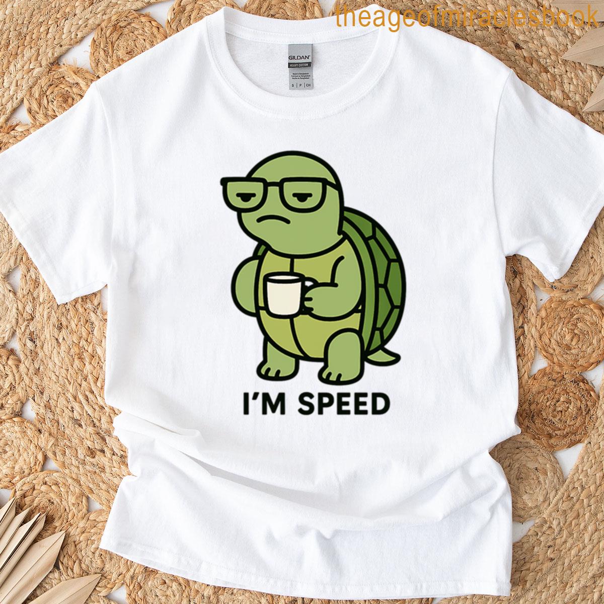 Grumpy Turtle With Coffee Meme Oversized T-shirt