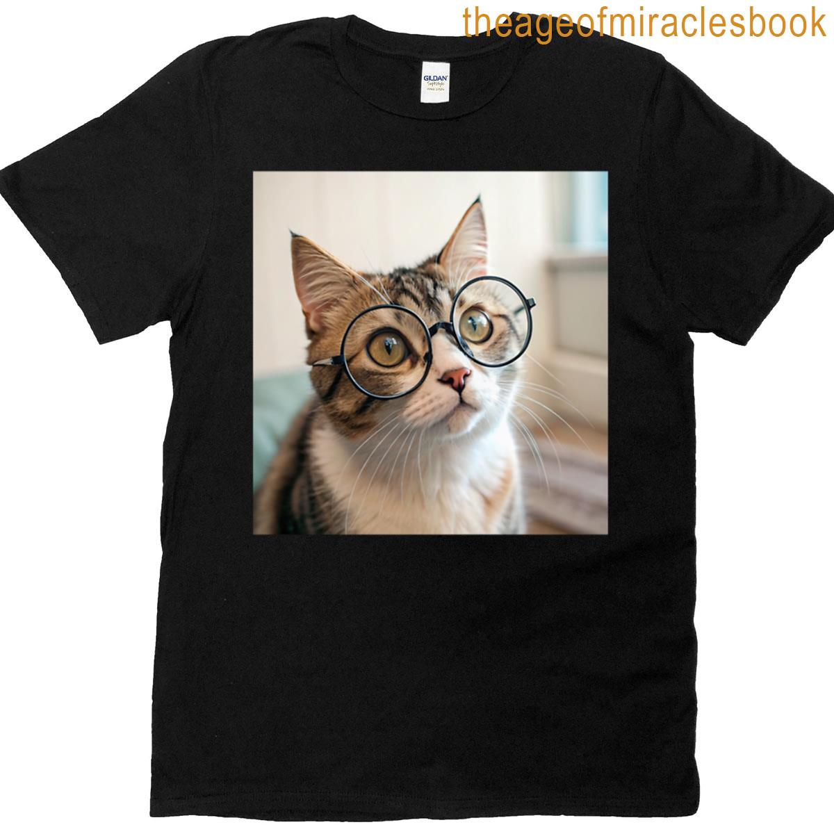 Purrfessor Whiskers The Wise Cat T-shirt
