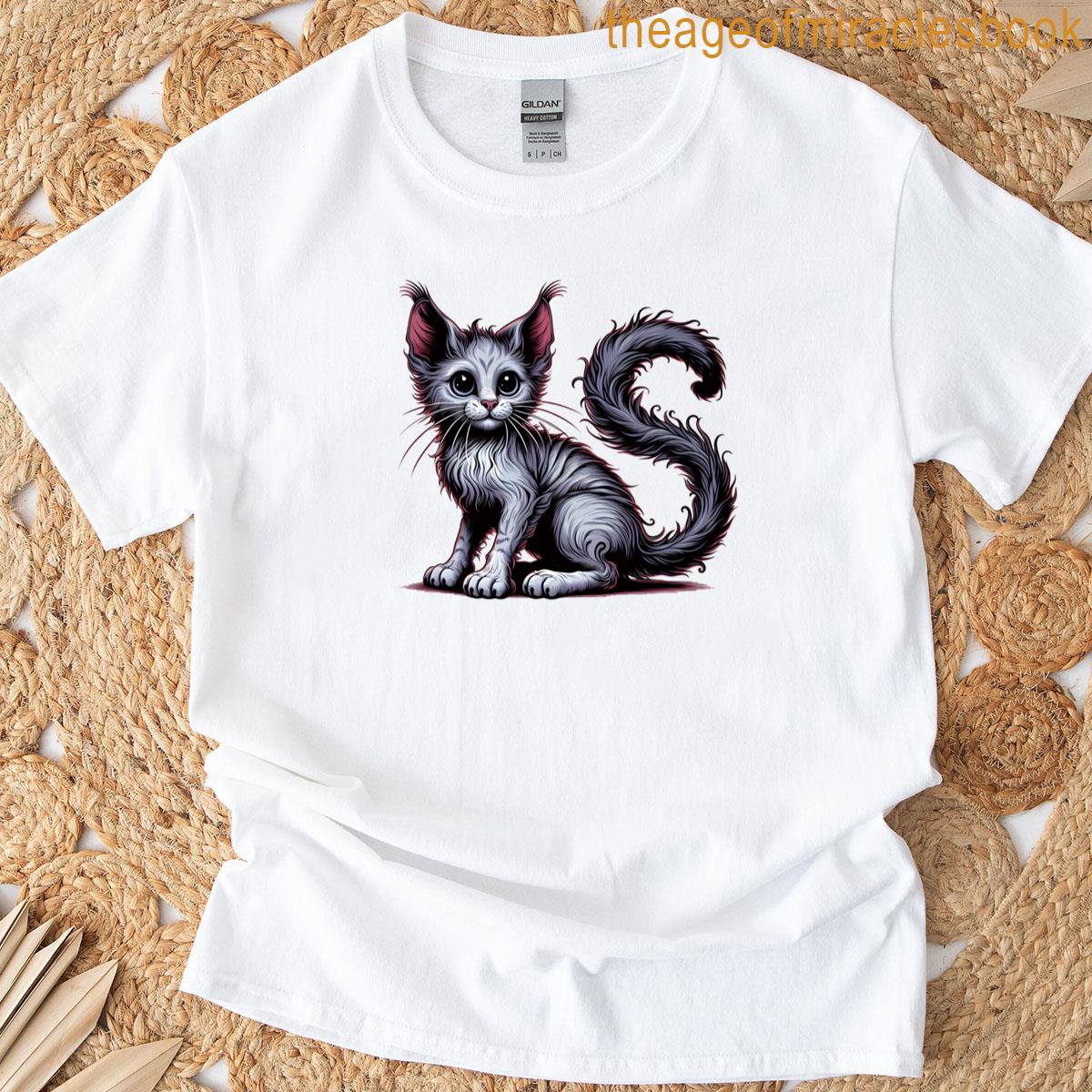 Funny Lykoi Cat The Werewolf Kitty Premium T-shirt