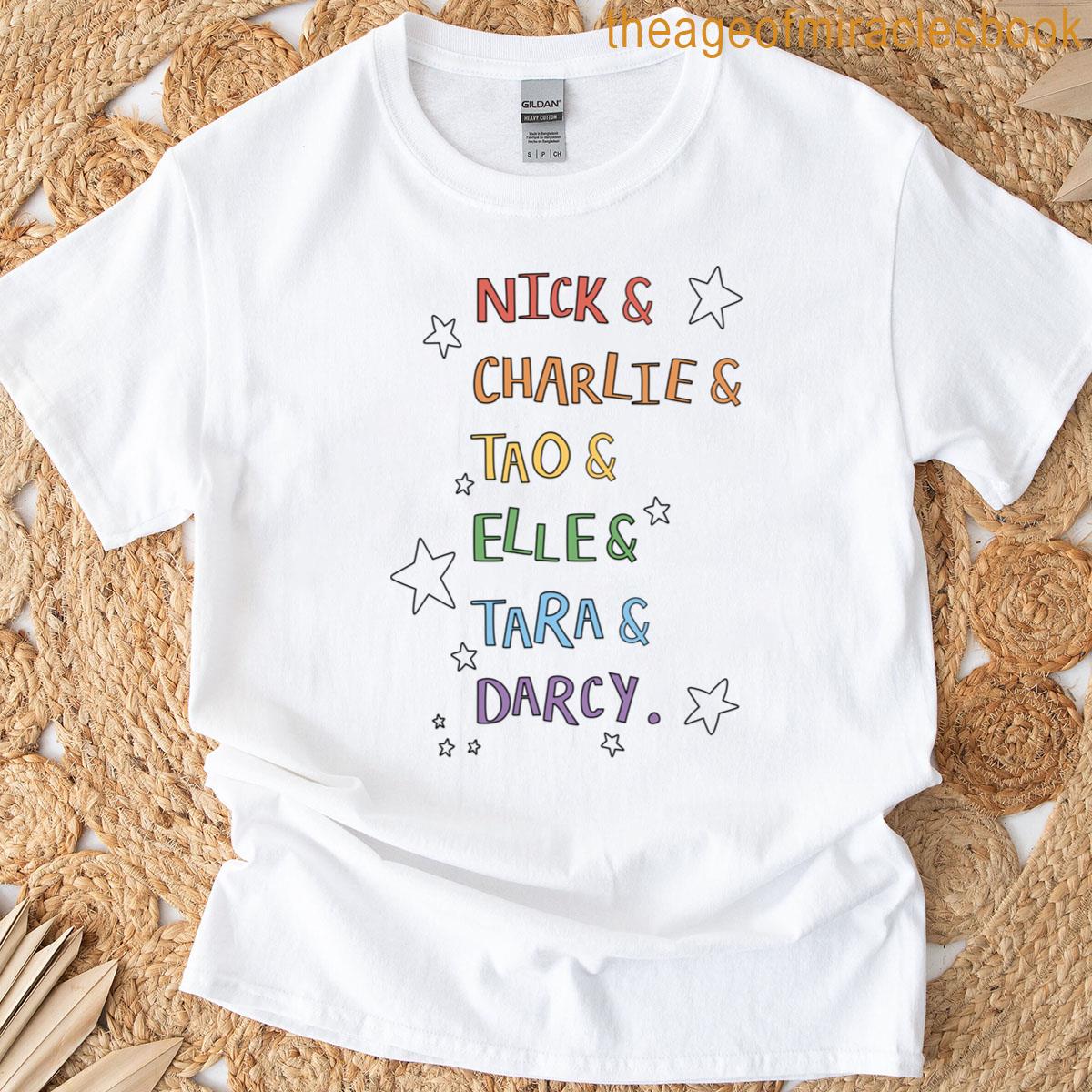 Heartstopper Inspired Name Tee X Pride T-shirt