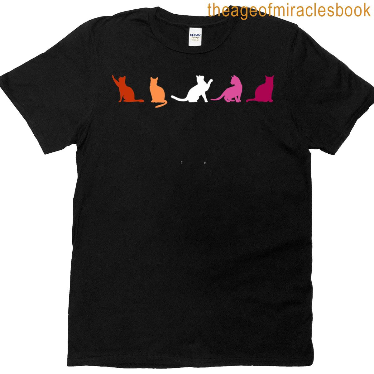 Lesbian Cats Lesbian Pride T-shirt