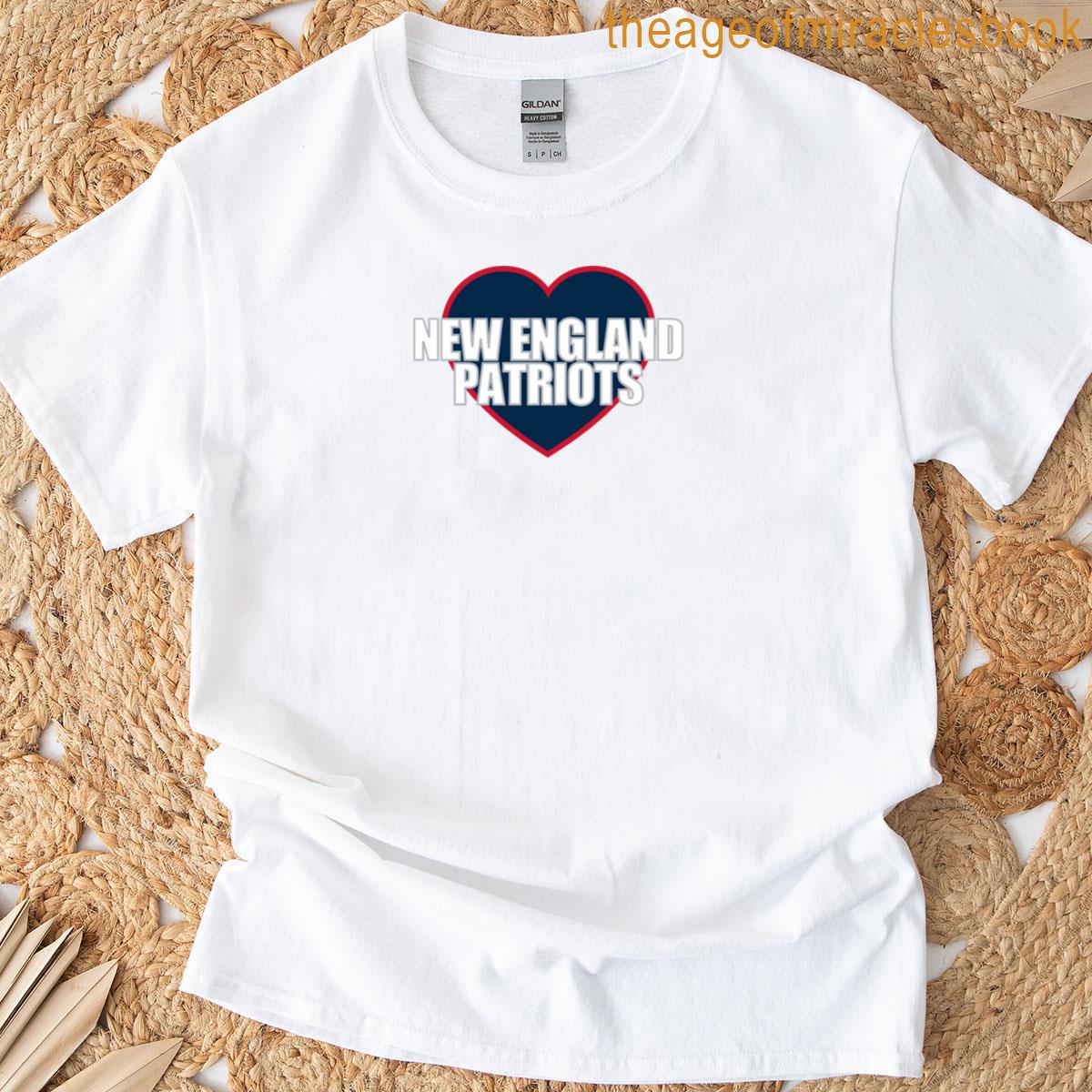 New England Patriots Heart T-shirt