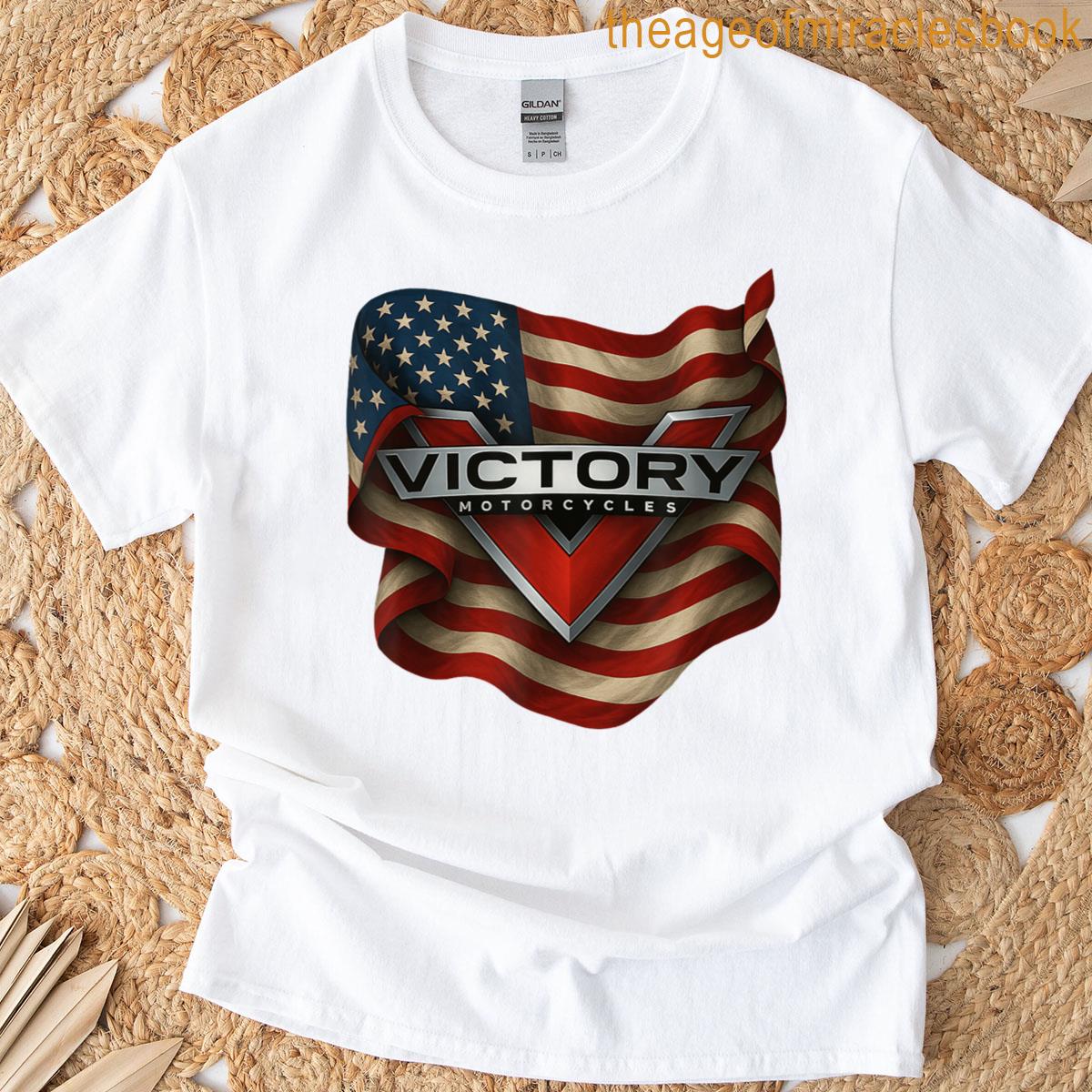 American Pride Motorcycles Victory Usa T-shirt