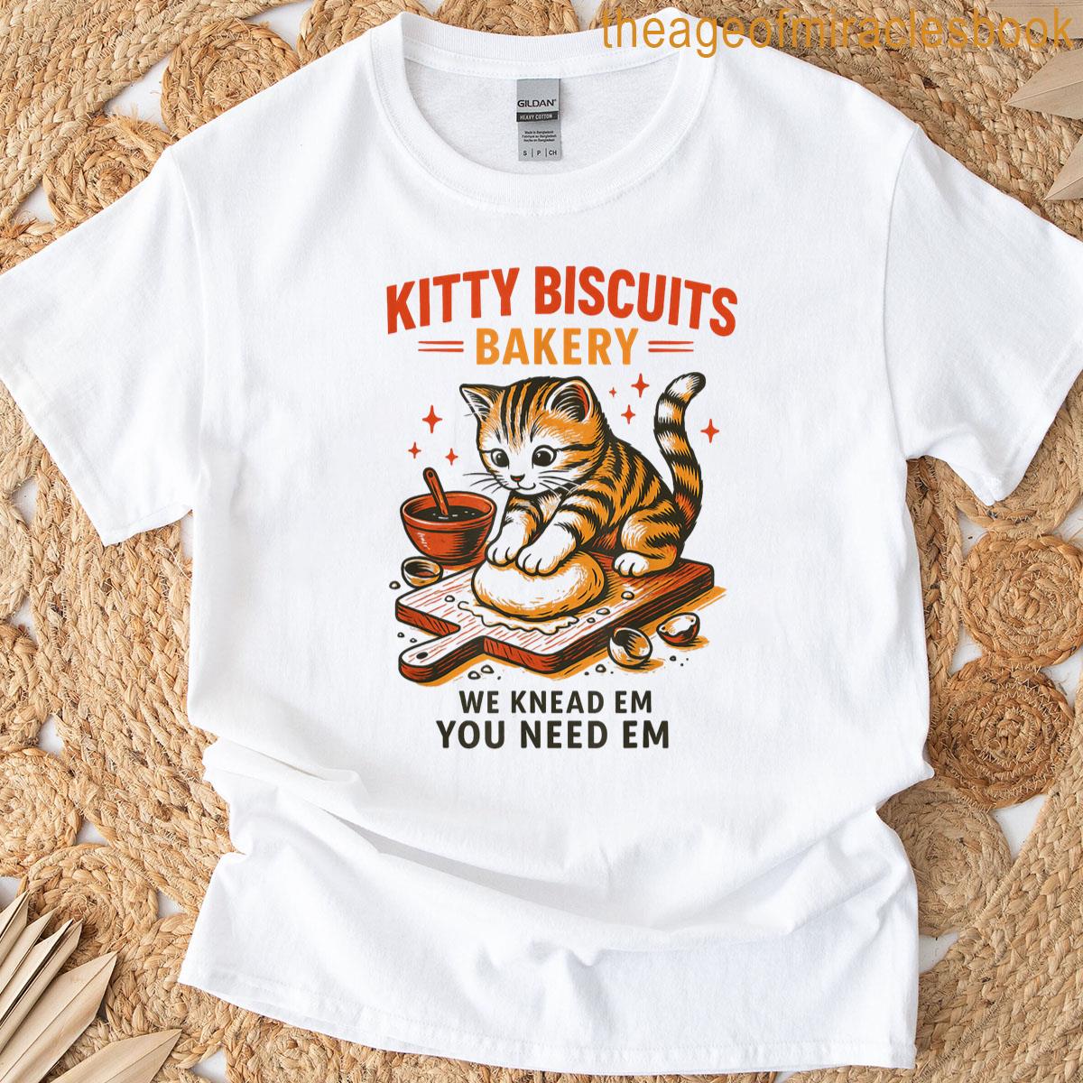 Funny Kitty Biscuits Bakery T-shirt