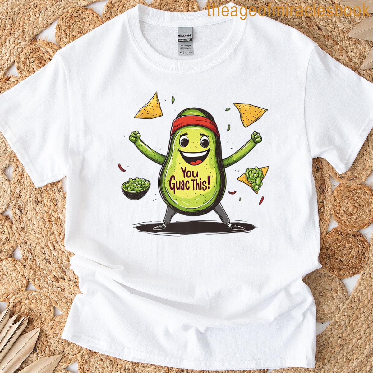 You Guac This Funny Avocado Fitness Guacamole Cartoon Premium T-shirt
