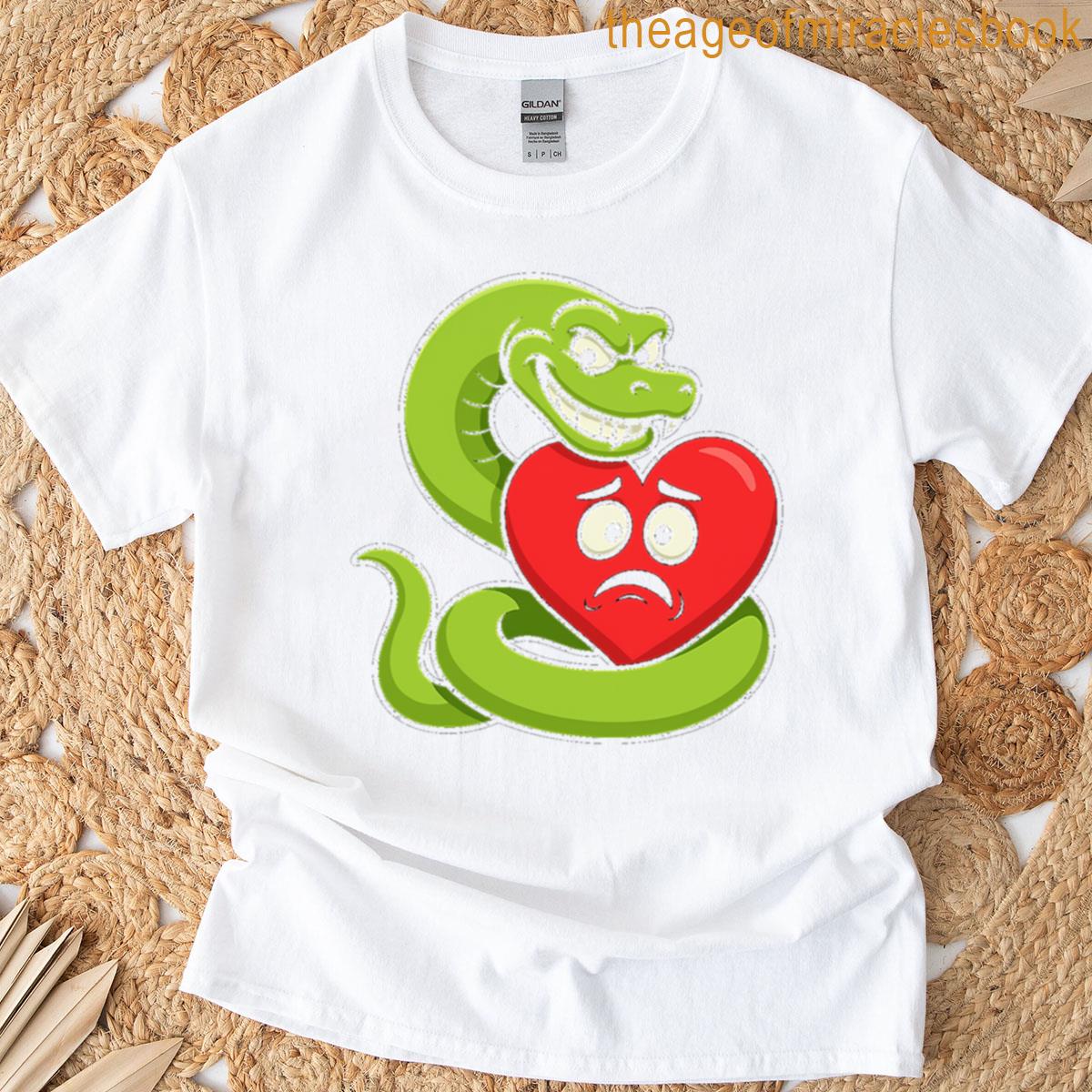 Snake And Heart T-shirt