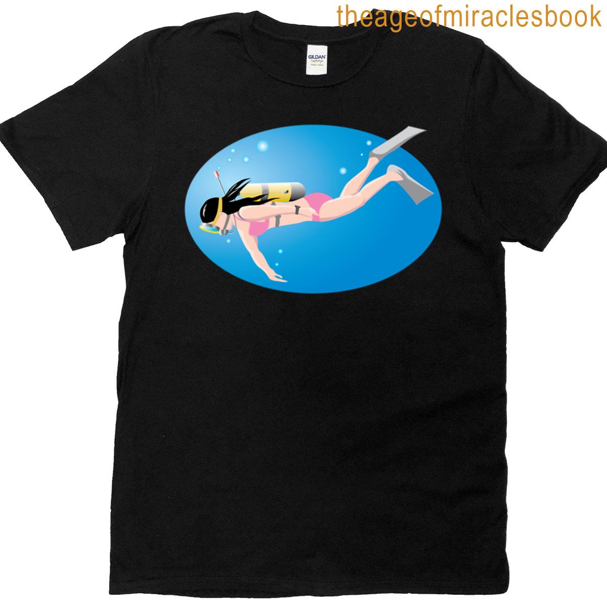 Surfing Sport Cartoon Art T-shirt