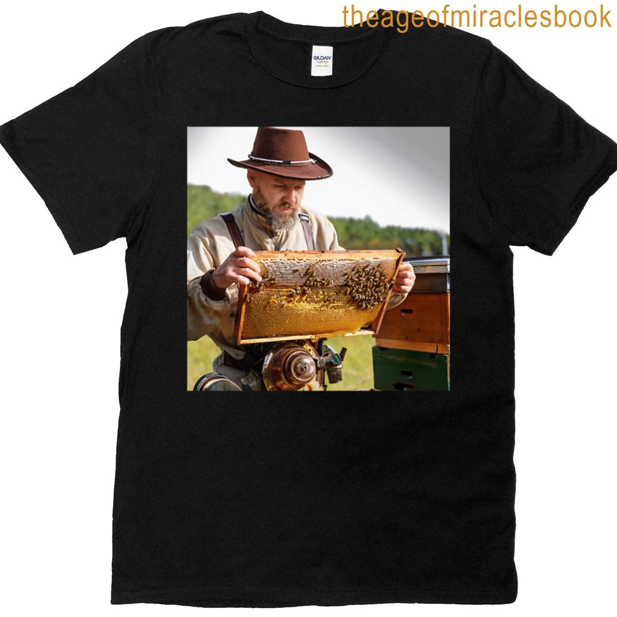 Steampunk Beekeeper Apparel – Industrial Hive Design T-shirt