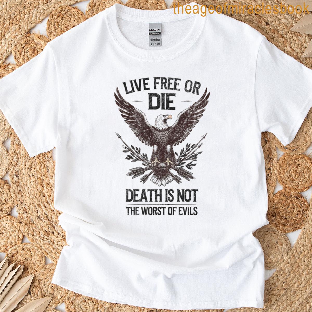 Live Free Or Die – Bold Patriotic 4th July Freedom T-shirt