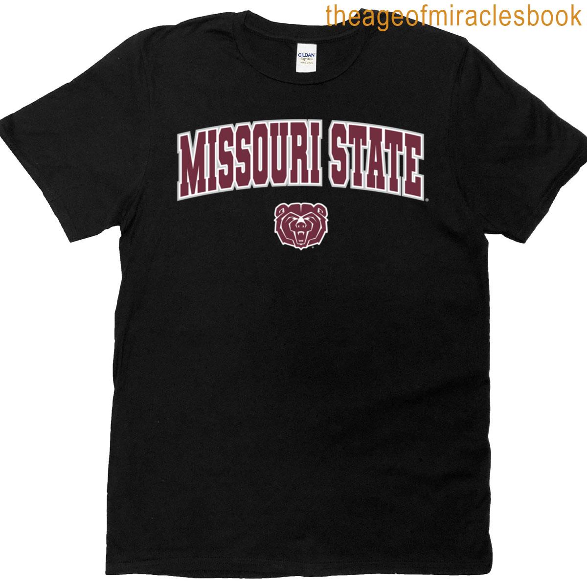 Missouri State University Msu Bears Arch Logo T-shirt