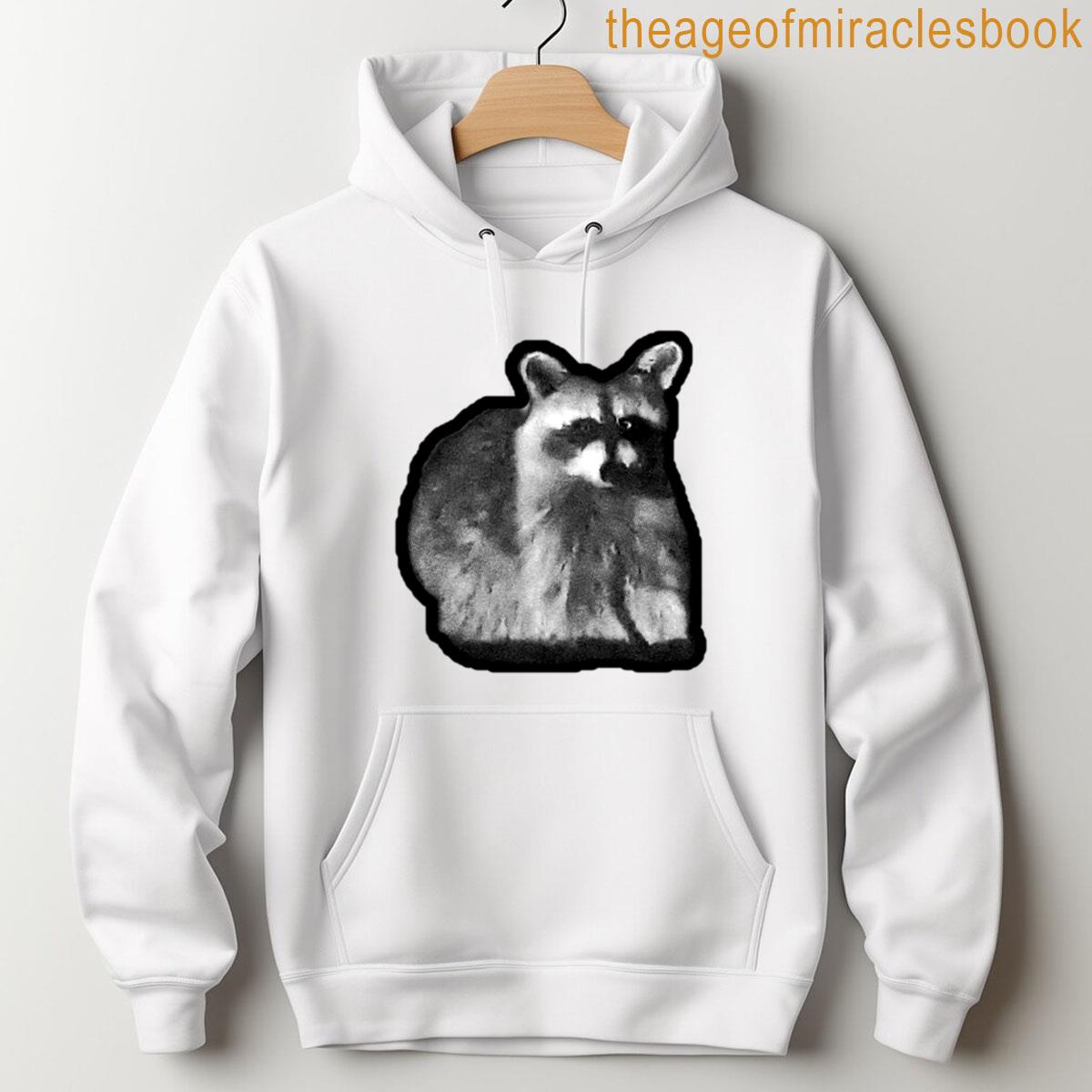 Alternative view of Zine Style Racoon T-shirt