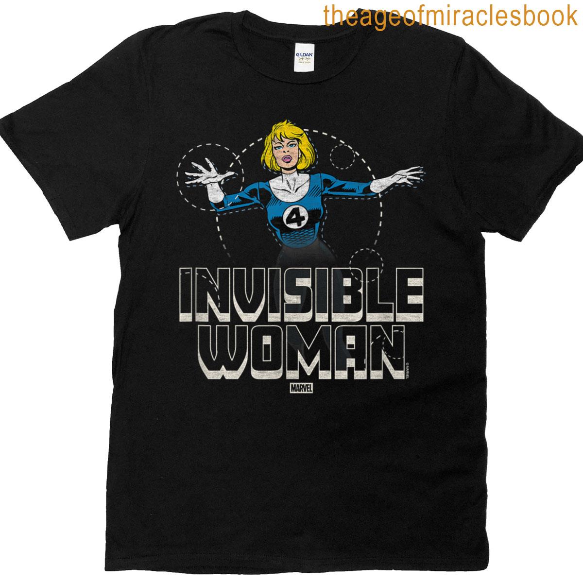 Fantastic Four Retro – Invisible Woman Logo T-shirt