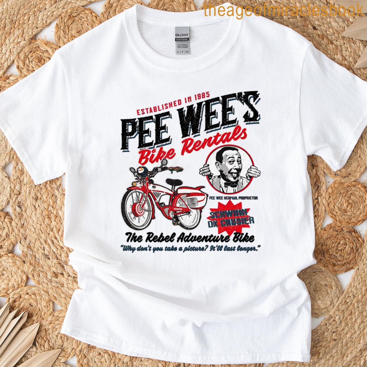 Pee Wee Herman Bike Rentals T-shirt