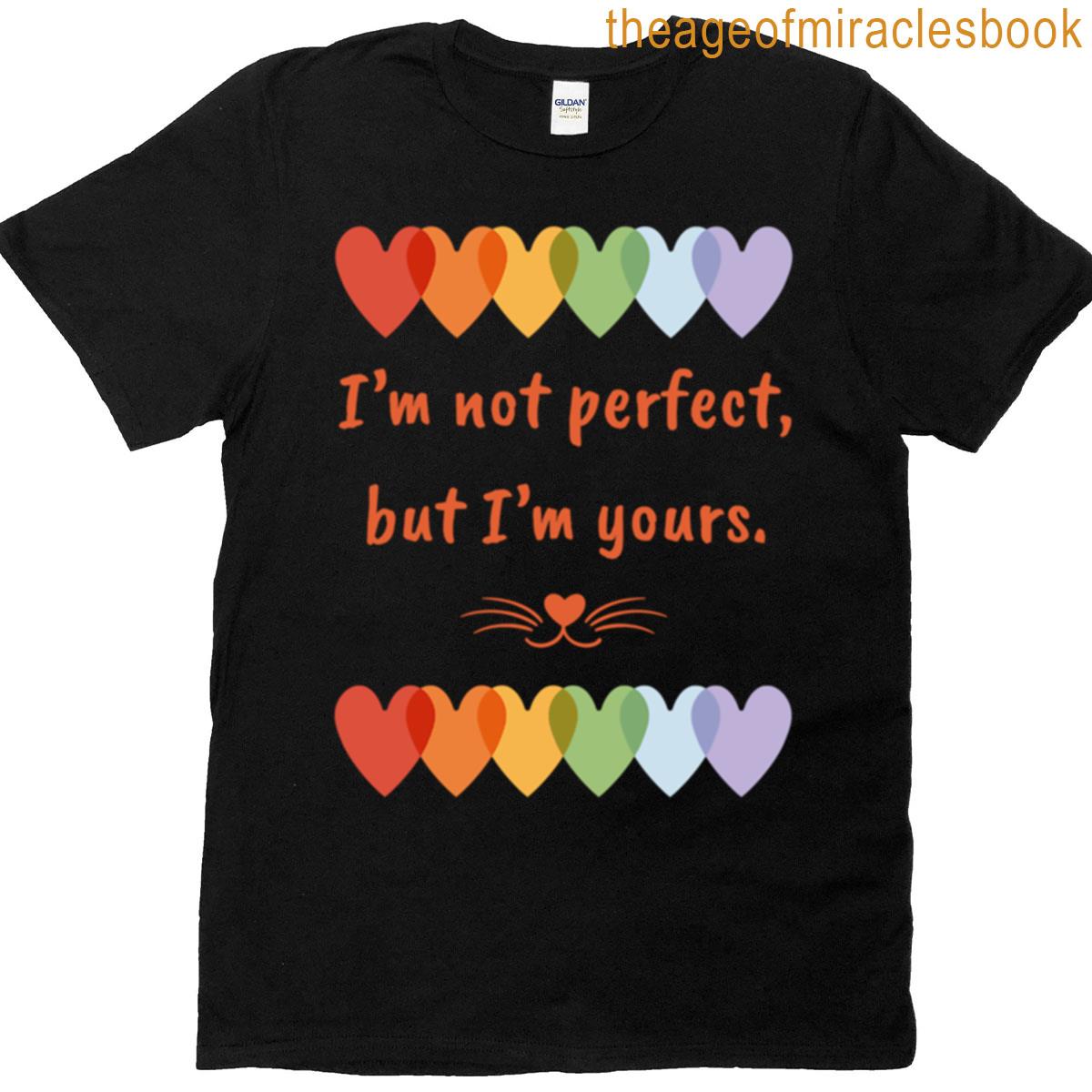 Purrfectly Imperfect Cat Love Edition Oversized T-shirt