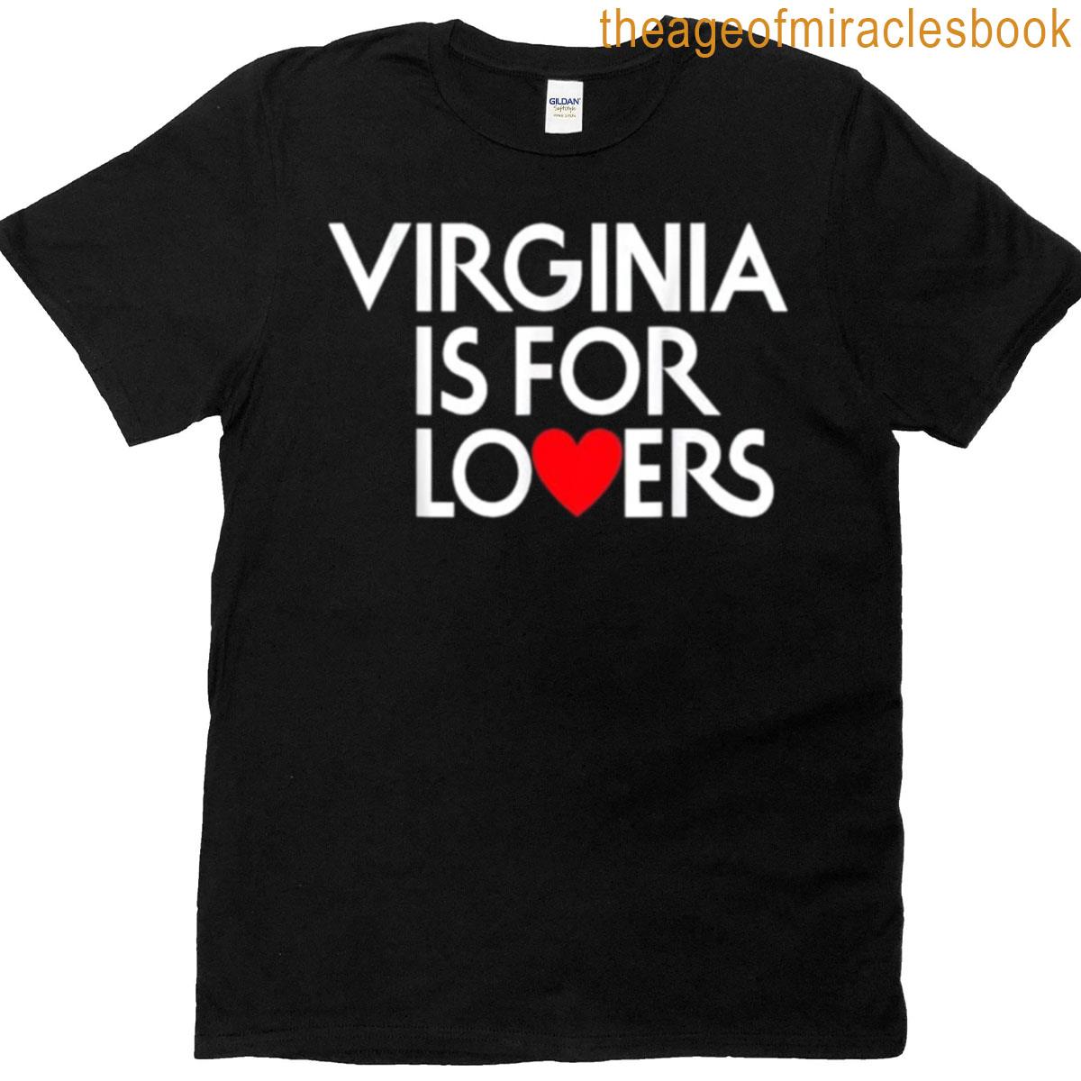 Virginia Is For Lovers Retro State Pride Quote T-shirt