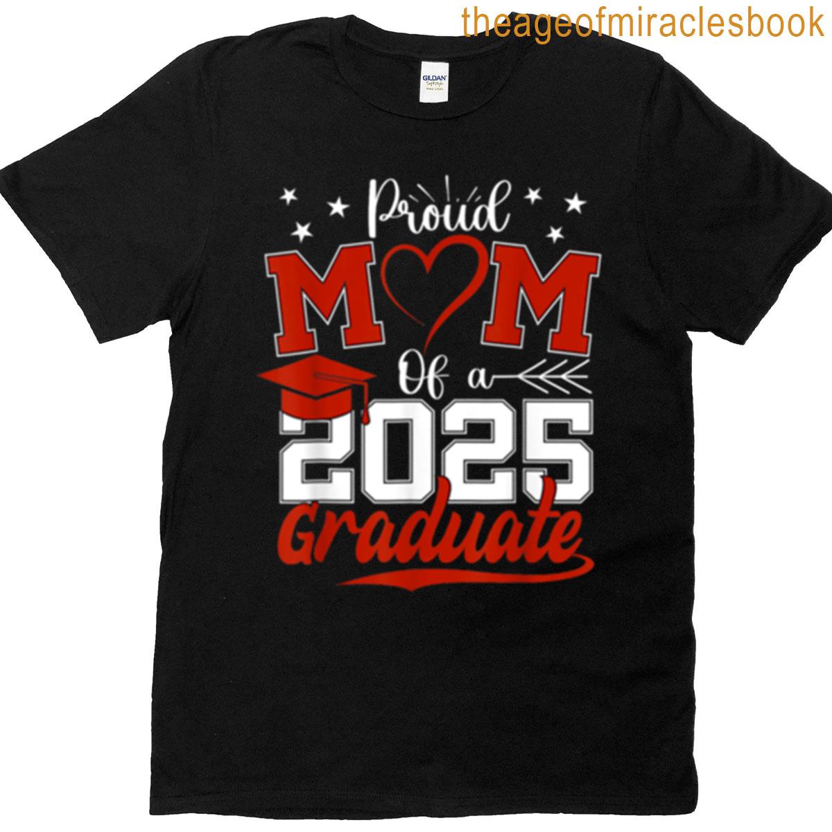 Proud 2025 Mom Oversized T-shirt