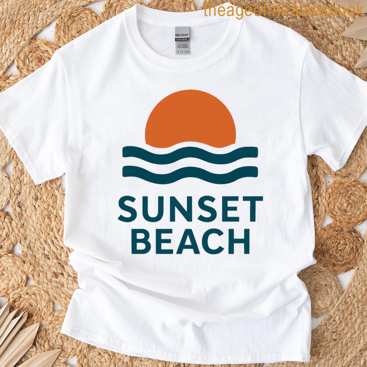 Sunset Beach Logo For T-shirt
